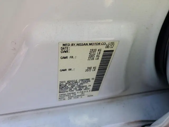 2013 NISSAN ALTIMA 2.5  