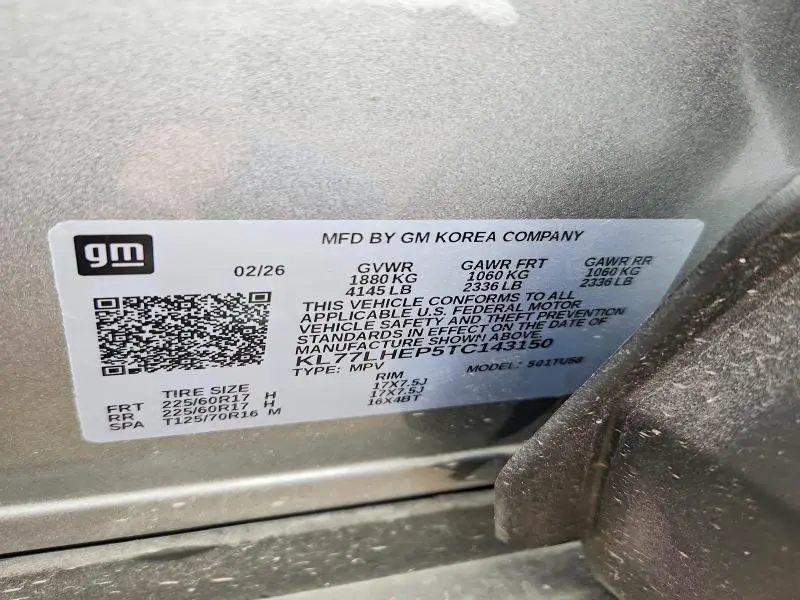 2026 CHEVROLET TRAX 1LT  