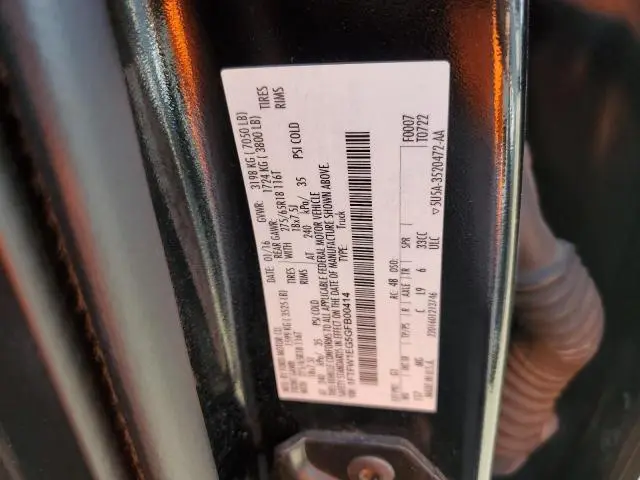 2016 FORD F150 SUPERCREW  