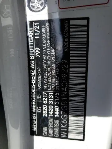 2022 MERCEDES-BENZ S 580 4MATIC  