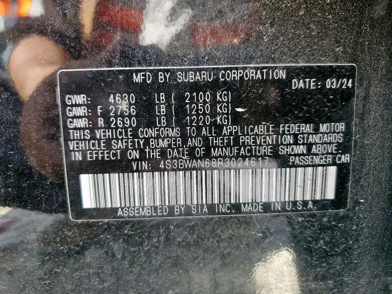2024 SUBARU LEGACY LIMITED  