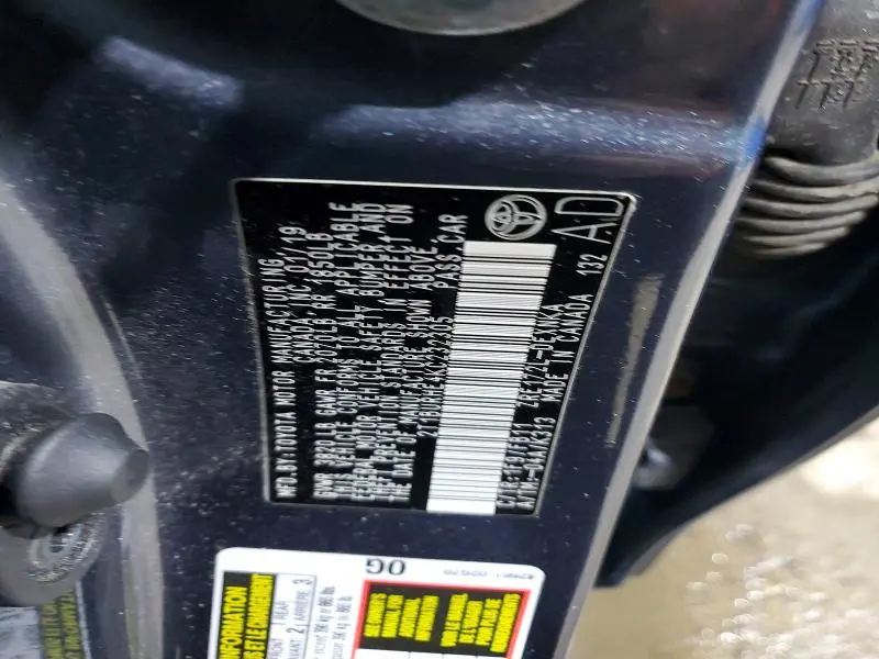 2019 TOYOTA COROLLA L  