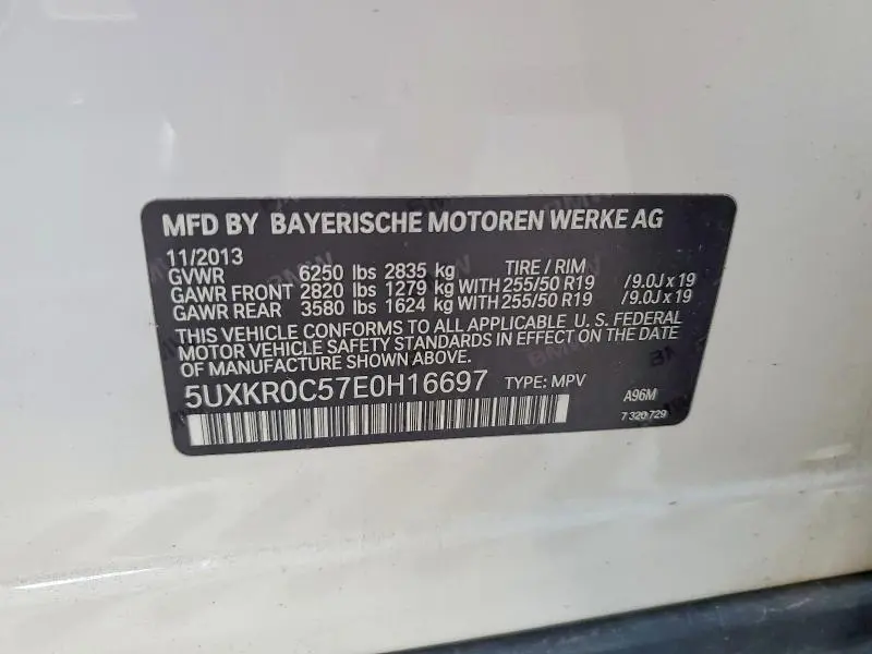 2014 BMW X5 XDRIVE35I  