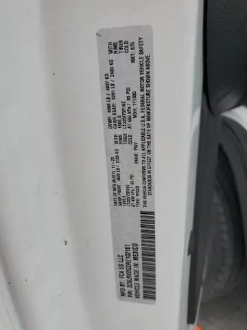 2024 RAM PROMASTER 2500 2500 HIGH  