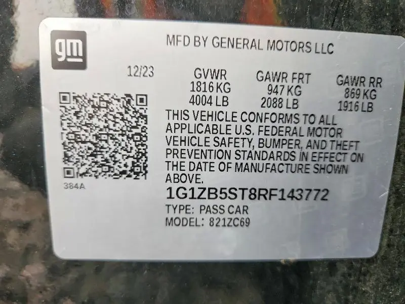 2024 CHEVROLET MALIBU LS  