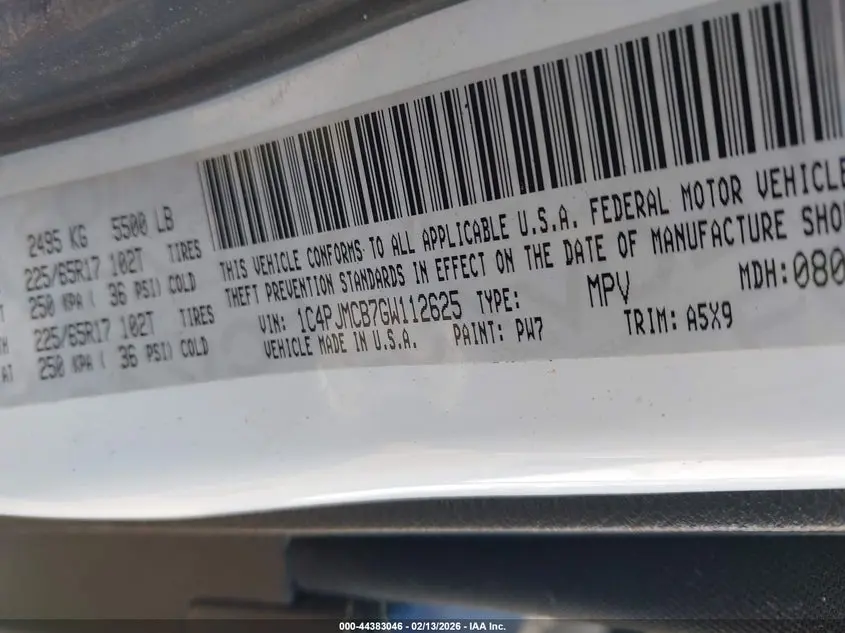 2016 JEEP CHEROKEE LATITUDE