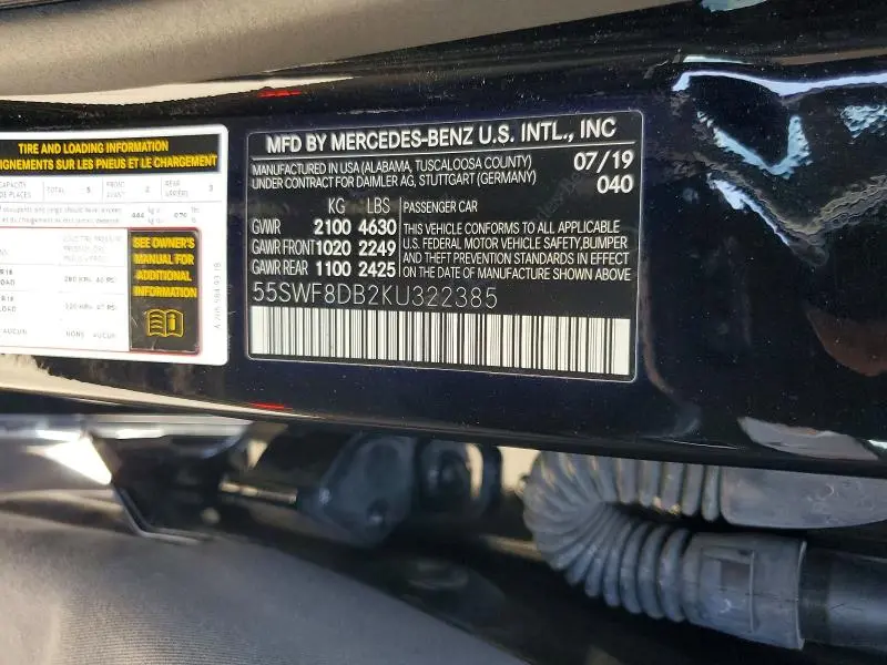 2019 MERCEDES-BENZ C 300  
