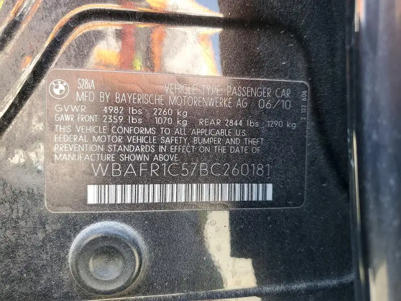 2011 BMW 528 I  