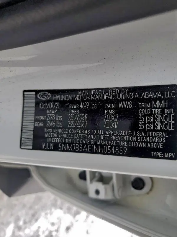 2022 HYUNDAI TUCSON SEL  