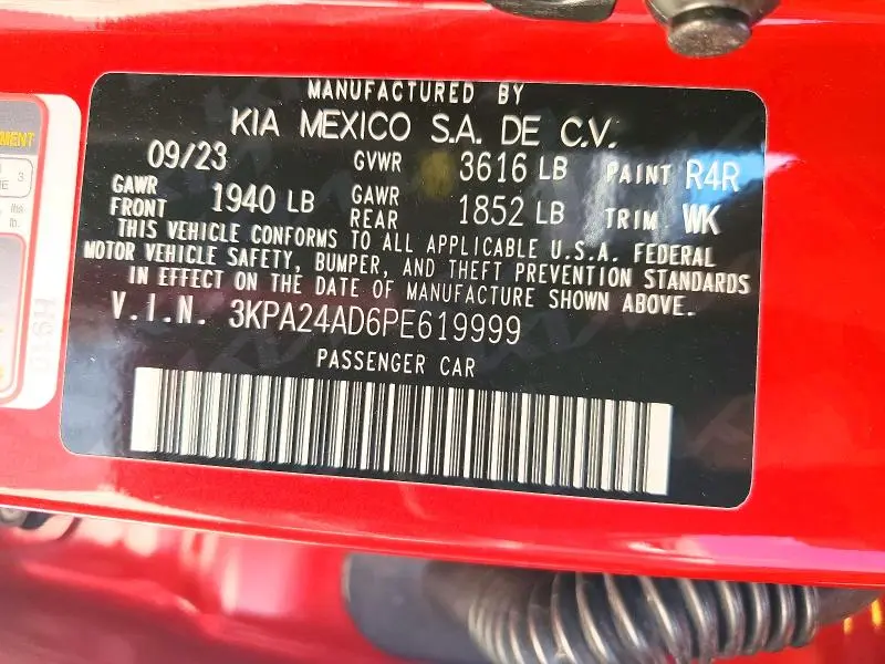 2023 KIA RIO S  