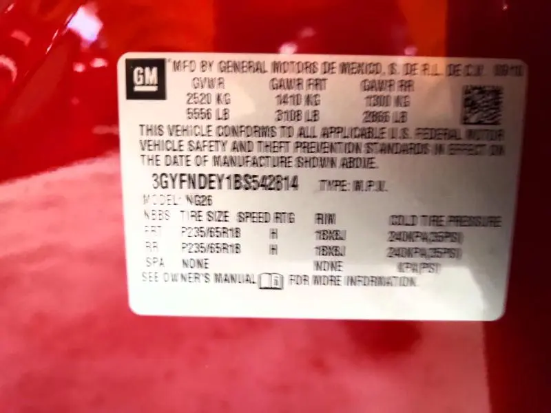 2011 CADILLAC SRX LUXURY COLLECTION  