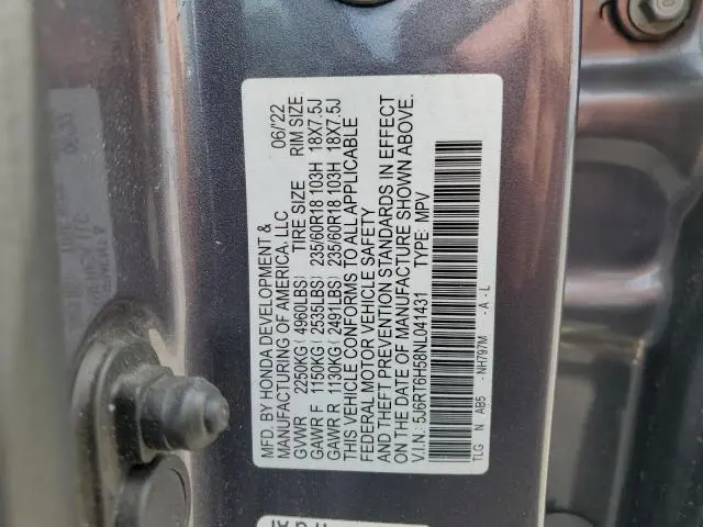 2022 HONDA CR-V EX  