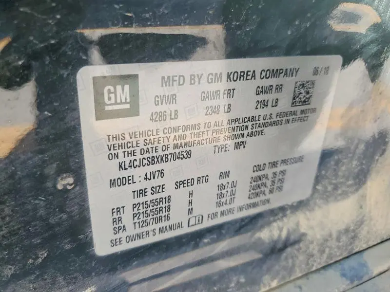 2019 BUICK ENCORE ESSENCE  