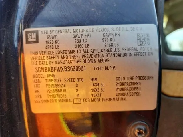 2011 CHEVROLET HHR LT  