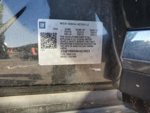 2019 CHEVROLET BOLT EV LT  