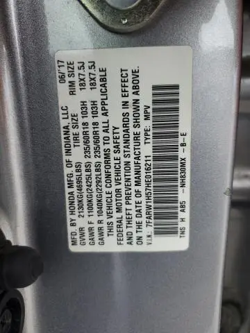 2017 HONDA CR-V EX  