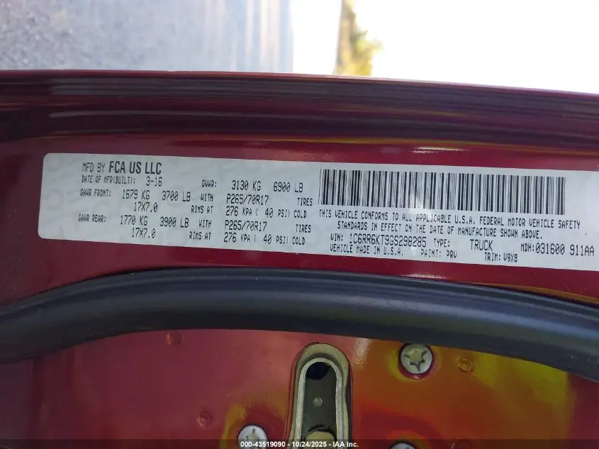 2016 RAM 1500 EXPRESS