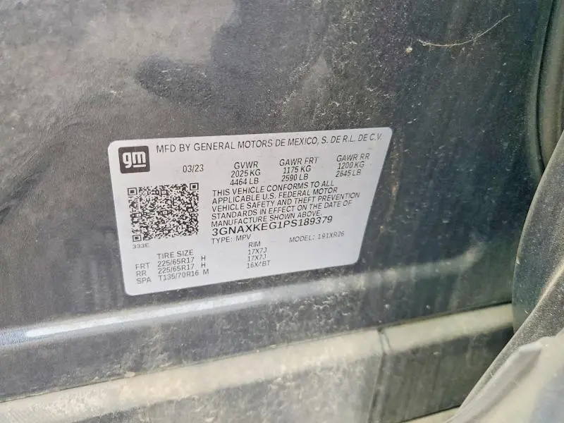 2023 CHEVROLET EQUINOX LT  