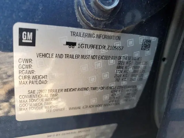 2020 GMC SIERRA K1500 DENALI  