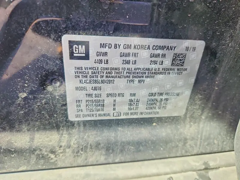 2020 BUICK ENCORE PREFERRED  