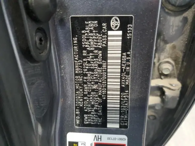 2013 TOYOTA AVALON HYBRID  