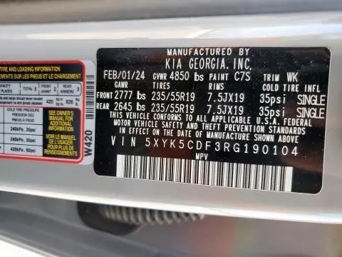 2024 KIA SPORTAGE SX PRESTIGE  