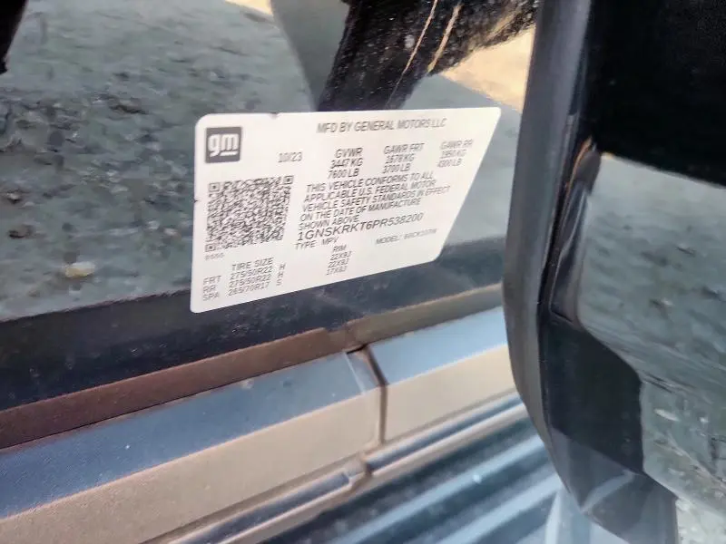 2023 CHEVROLET TAHOE K1500 RST  