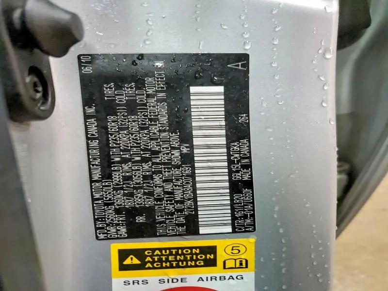 2010 LEXUS RX 350 BASE  