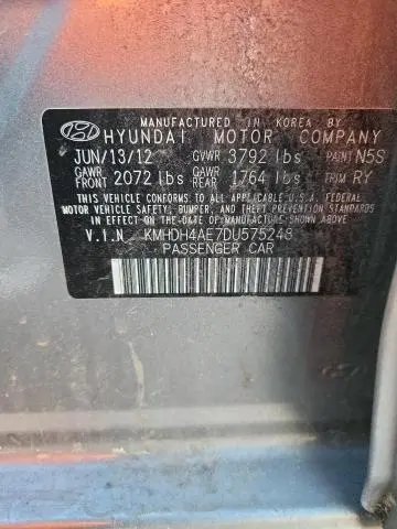 2013 HYUNDAI ELANTRA LIMITED  