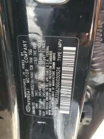 2016 HYUNDAI TUCSON LIMITED  