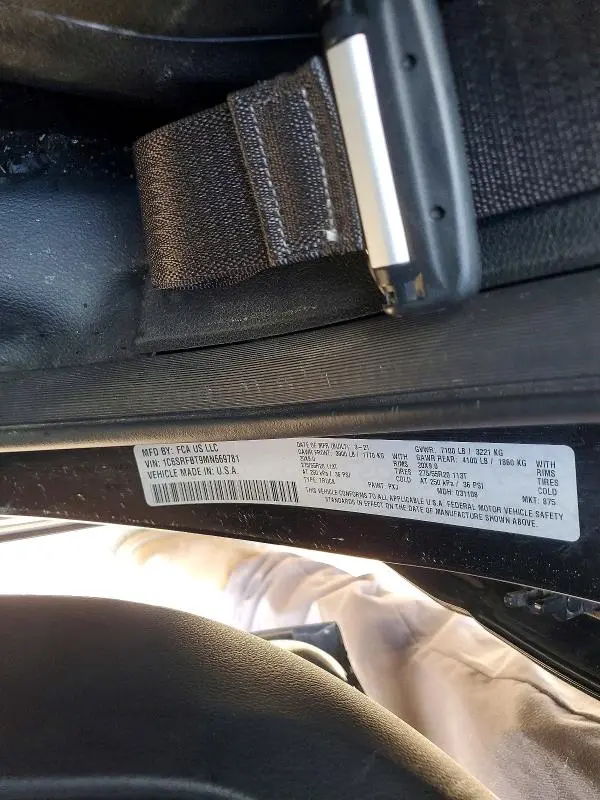 2021 RAM 1500 BIG HORN/LONE STAR  
