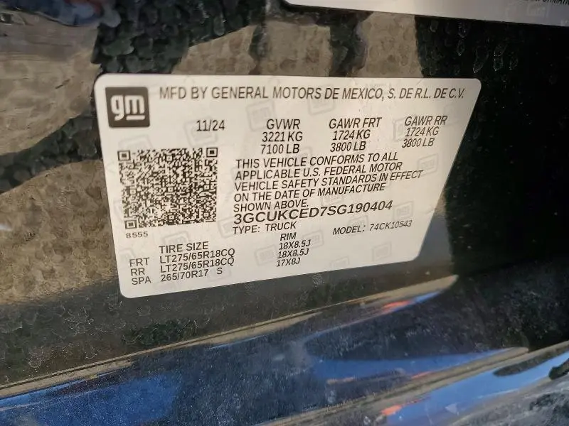 2025 CHEVROLET SILVERADO K1500 TRAIL BOSS CUSTOM  