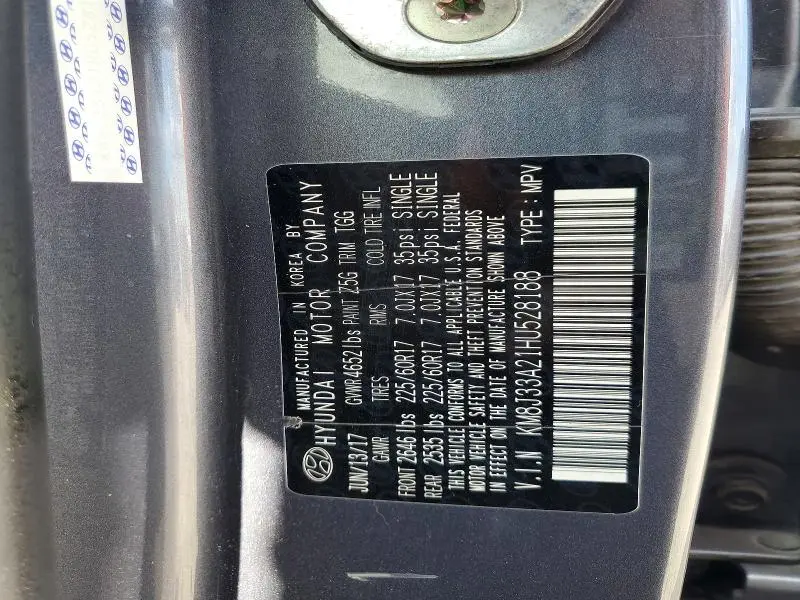 2017 HYUNDAI TUCSON ECO  