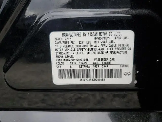 2016 INFINITI Q50 BASE  