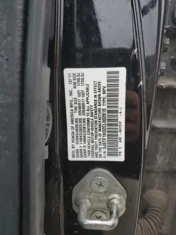 2012 HONDA CROSSTOUR EX  