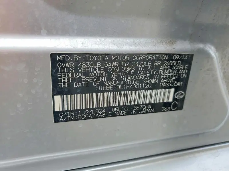 2015 LEXUS GS 350  
