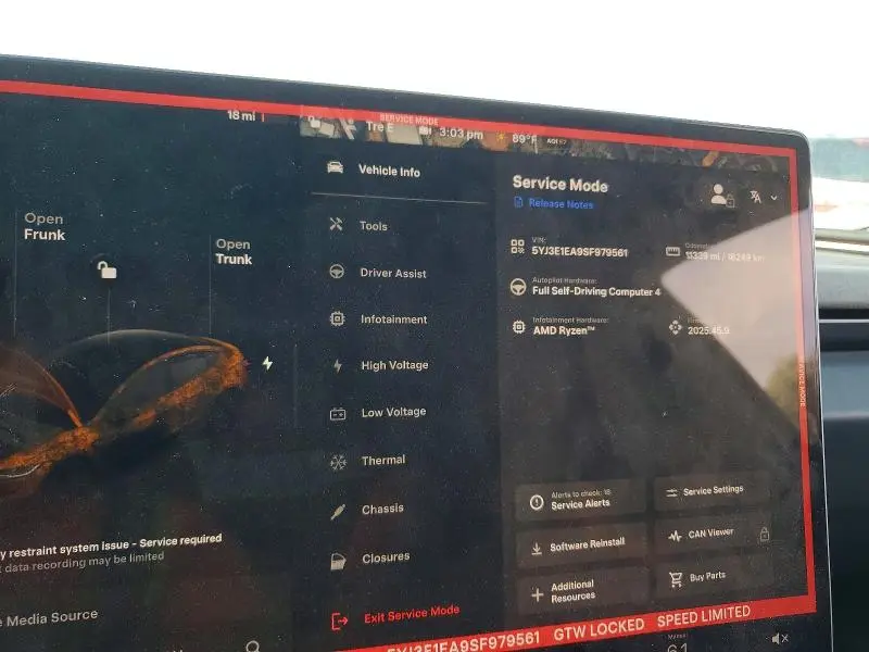 2025 TESLA MODEL 3   