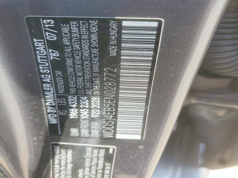 2014 MERCEDES-BENZ CLA 250  