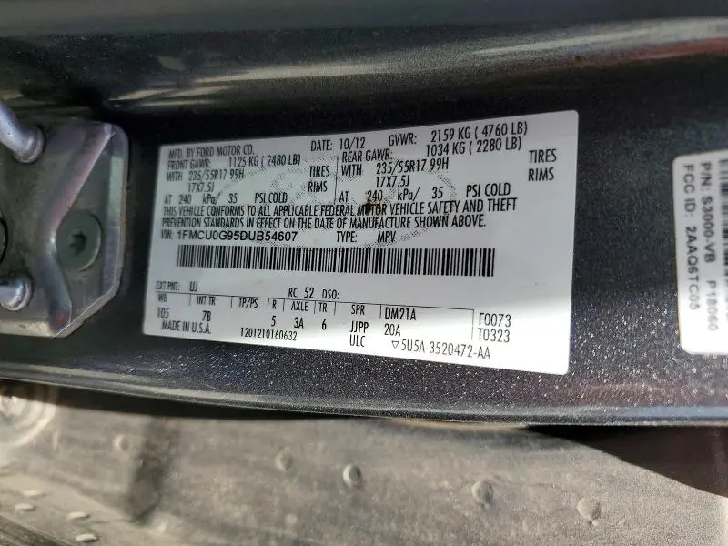 2013 FORD ESCAPE SE  