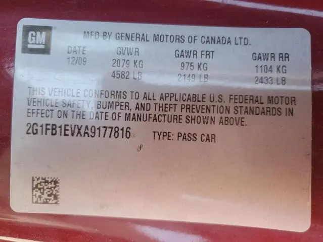 2010 CHEVROLET CAMARO LT  