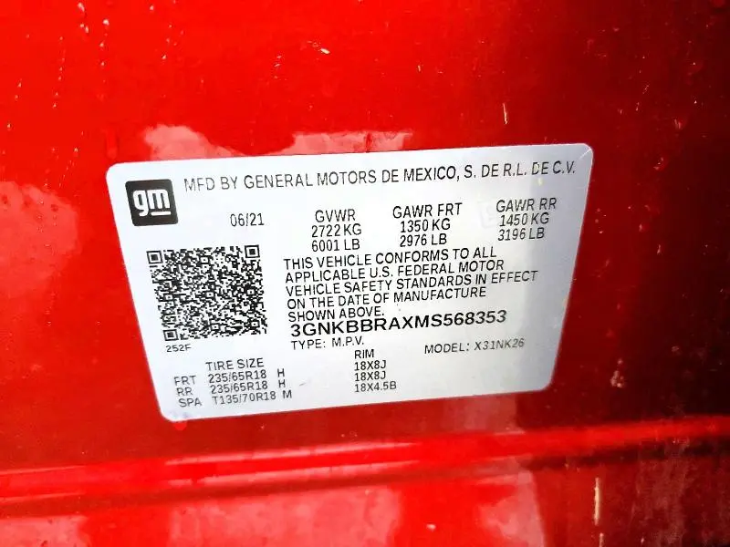 2021 CHEVROLET BLAZER 1LT  