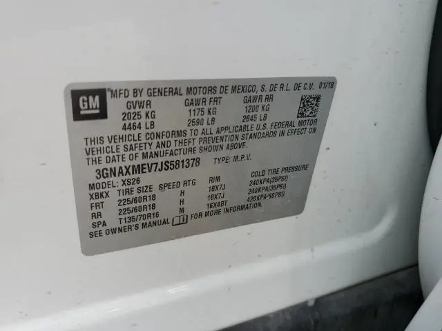 2018 CHEVROLET EQUINOX PREMIER  