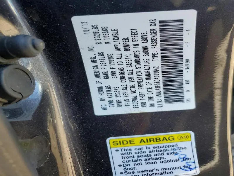 2013 ACURA TL TECH  