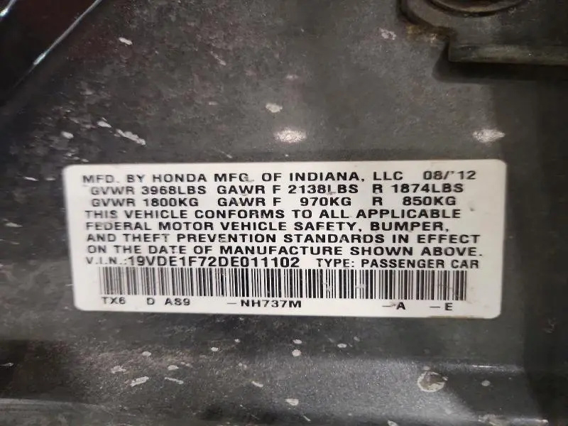 2013 ACURA ILX 20 TECH  