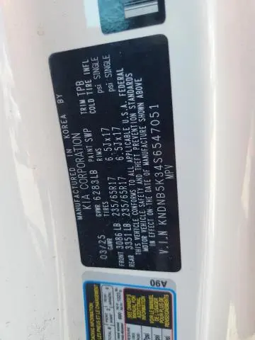 2025 KIA CARNIVAL LXS  