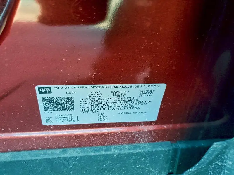2024 CHEVROLET EQUINOX LT  