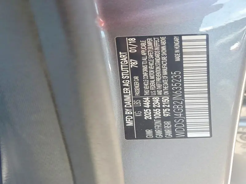 2018 MERCEDES-BENZ CLA 250 4MATIC  