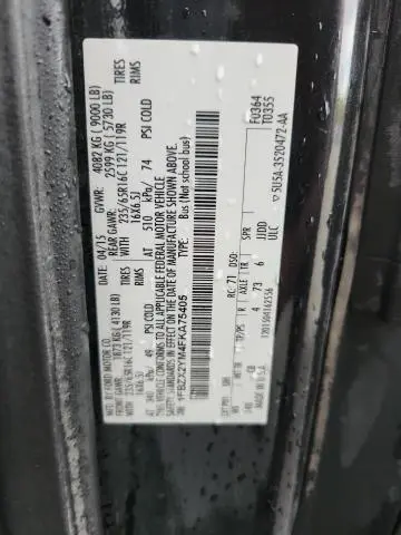 2015 FORD TRANSIT T-350  