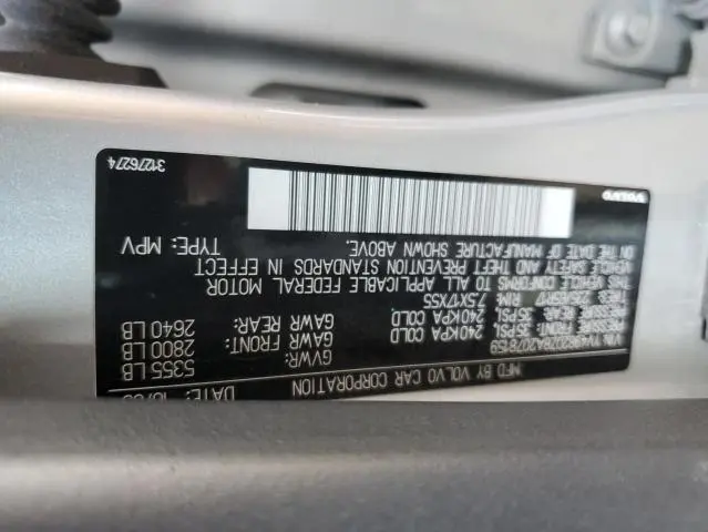 2010 VOLVO XC60 3.2  