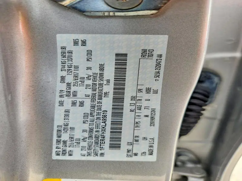 2019 FORD RANGER XL  
